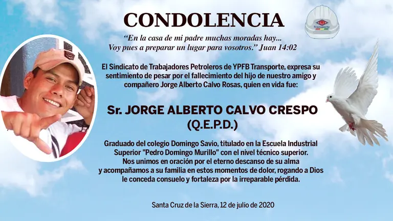 Sr. Jorge Alberto Calvo Crespo