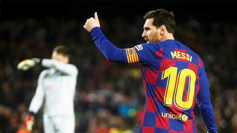 Leo Messi en su etapa con Barcelona. ARCHIVO.
