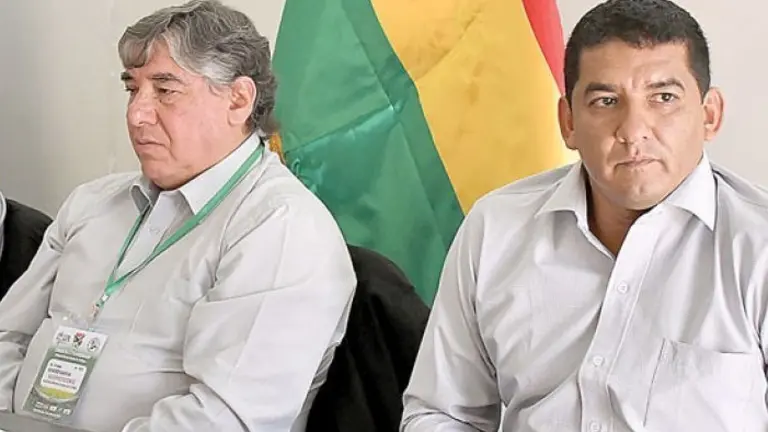 El directivo Marco Rodr&iacute;guez (d), primer vicepresidente de la FBF. Archivo