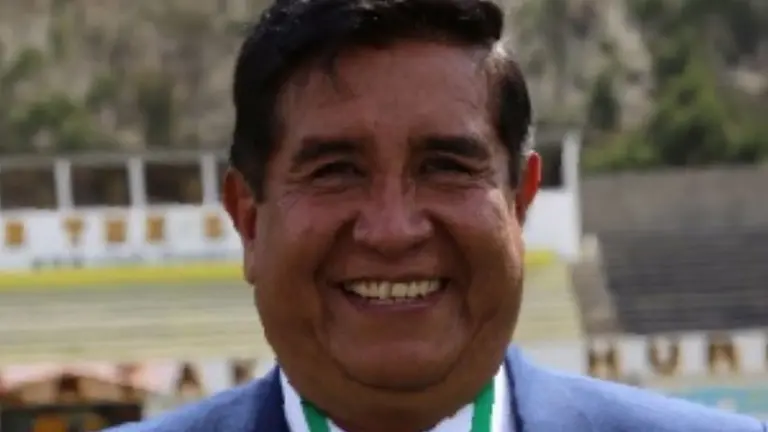 El pace&ntilde;o C&eacute;sar Salinas, extinto presidente de la Federaci&oacute;n Boliviana de F&uacute;tbol. FBF