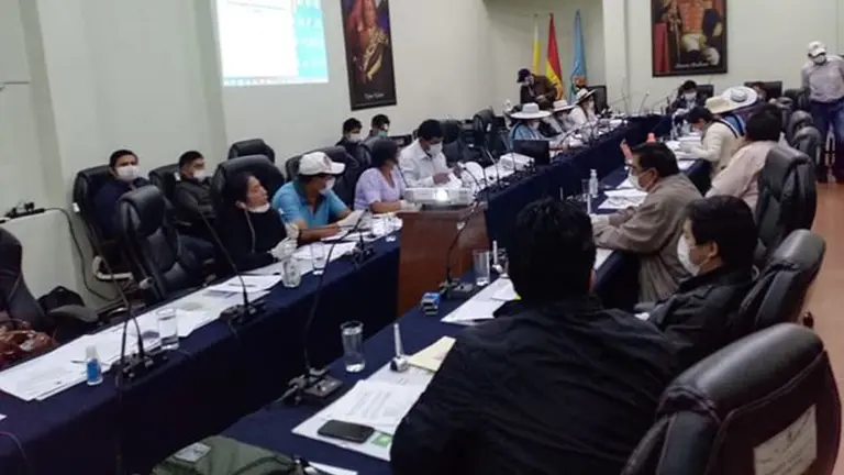 Una sesi&oacute;n anterior de la Asamblea Legislativa Departamental de Cochabamba. ALDC
