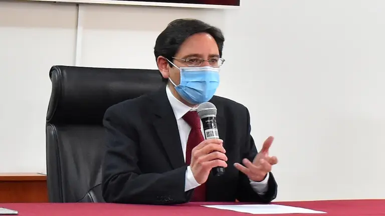 Salvador Romero, presidente del Tribunal Supremo Electoral. APG