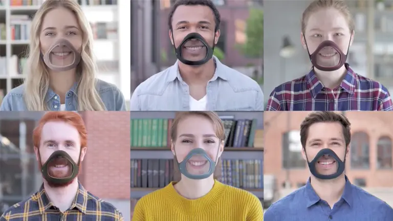 El español Álvaro González crea en Italia una mascarilla inteligente. EFE