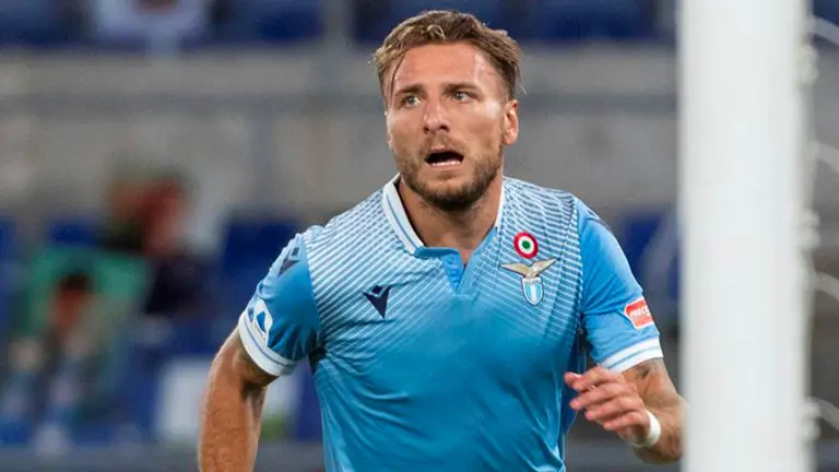 Ciro Immobile, delantero del Lazio y Bota de Oro 2020. EFE
