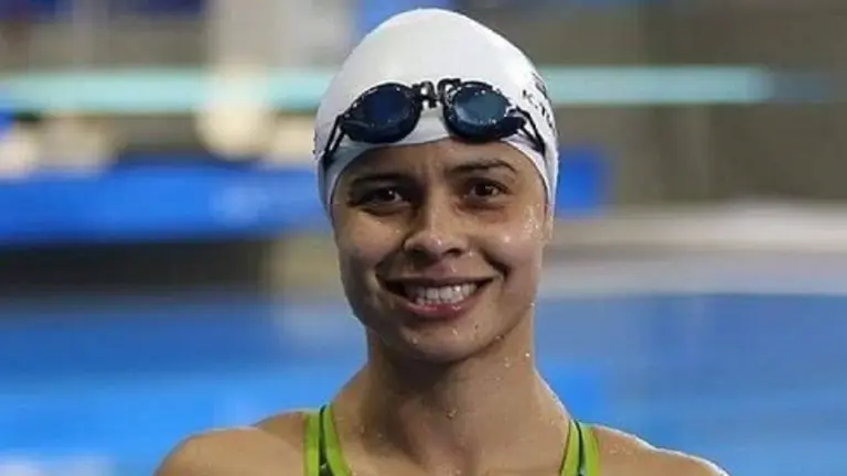 Karen T&oacute;rrez, durante un entrenamiento.