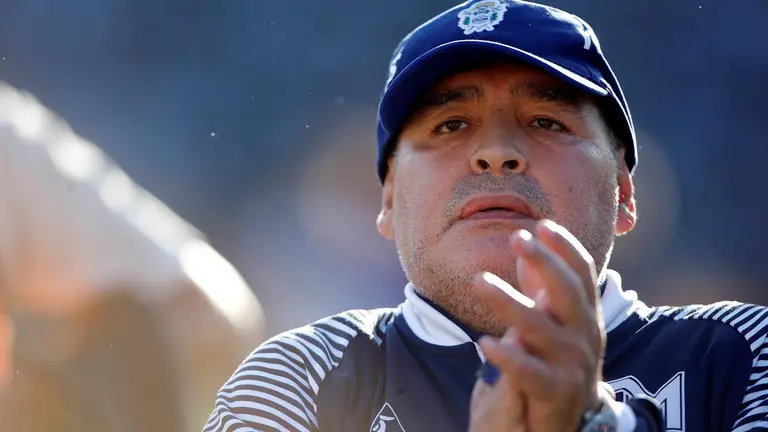 Diego Armando Maradona. Archivo