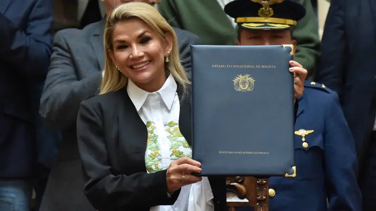 La expresidenta Jeanine &Aacute;&ntilde;ez. &nbsp; APG