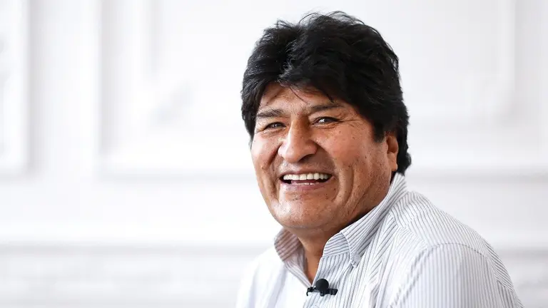 El expresidente Evo Morales, l&iacute;der del MAS. ARCHIVO