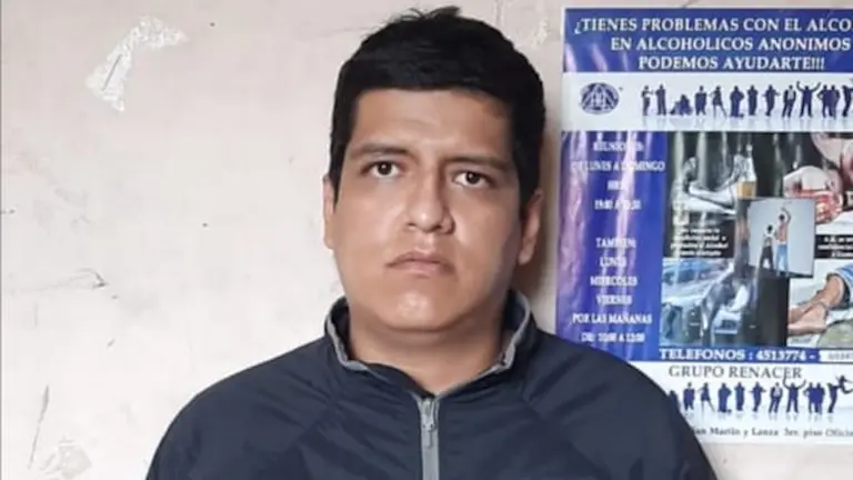 El aprehendido en dependencias policiales. FOTO: FELCC Cochabamba