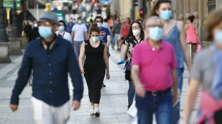 Una calle central en Francia en tiempos de pandemia. ARCHIVO