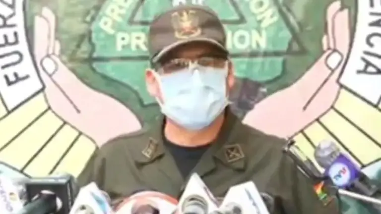 Rub&eacute;n Dar&iacute;o Lobat&oacute;n, director de la FELCV, durante la conferencia de prensa. Captura de video Red Uno