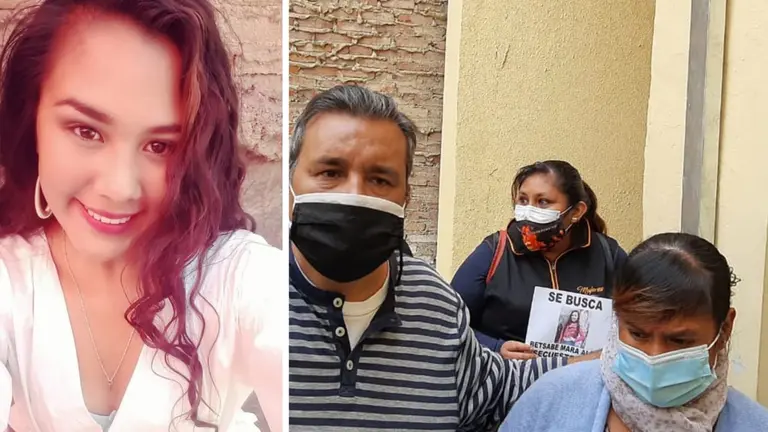 Betsabé, la joven desaparecida (izquierda). Los familiares piden a las autoridades su búsqueda. (derecha). FOTO- Facebook-Archivo