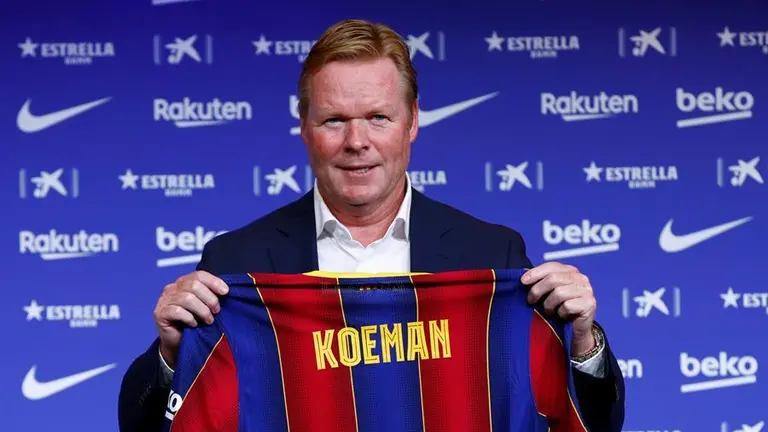 Ronald Koeman, flamante t&eacute;cnico del Bar&ccedil;a. EFE