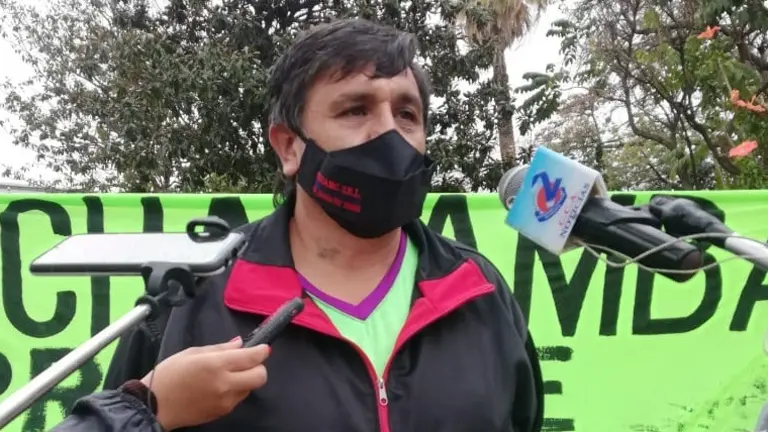 El representante del movimiento nacional de la devoluci&oacute;n de aportes, Gonzalo Tapia. Radio San Sim&oacute;n