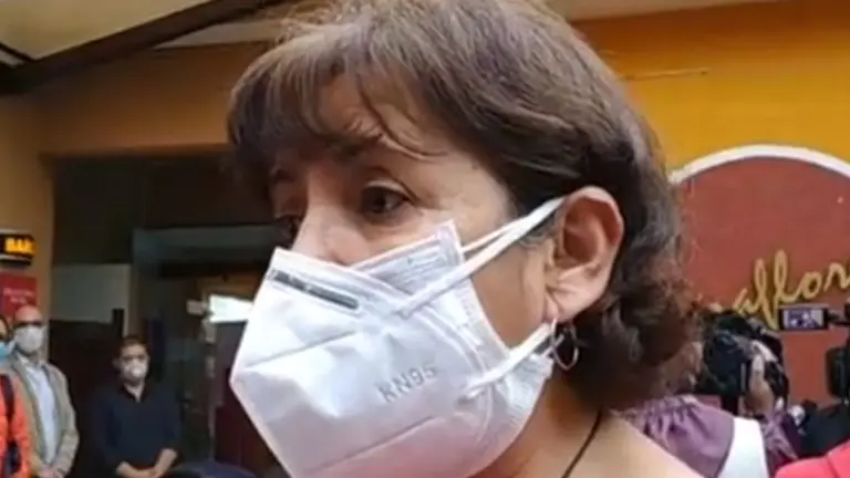 La presidenta de la Aserac, Vivian Cardona, durante una conferencia de prensa. Captura de video RKC
