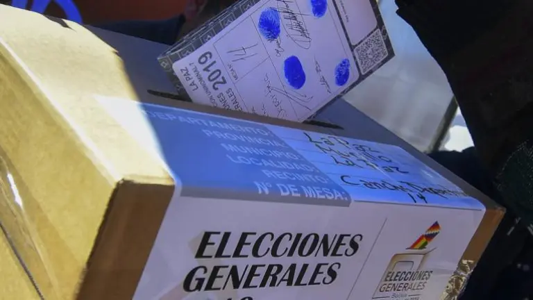La imagen de una papeleta utilizada en elecciones pasadas. APG