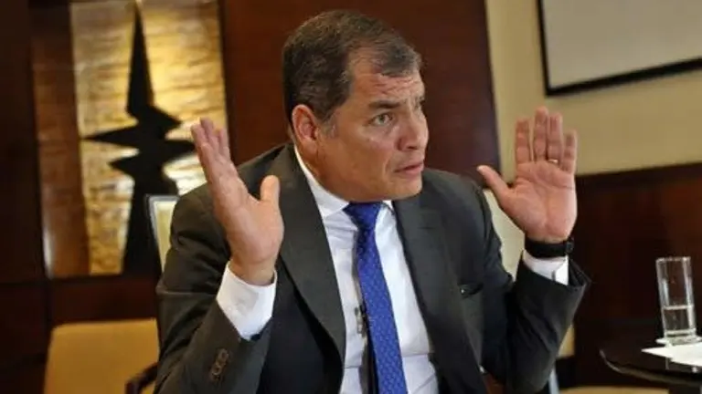 El expresidente de Ecuador Rafael Correa. ARCHIVO