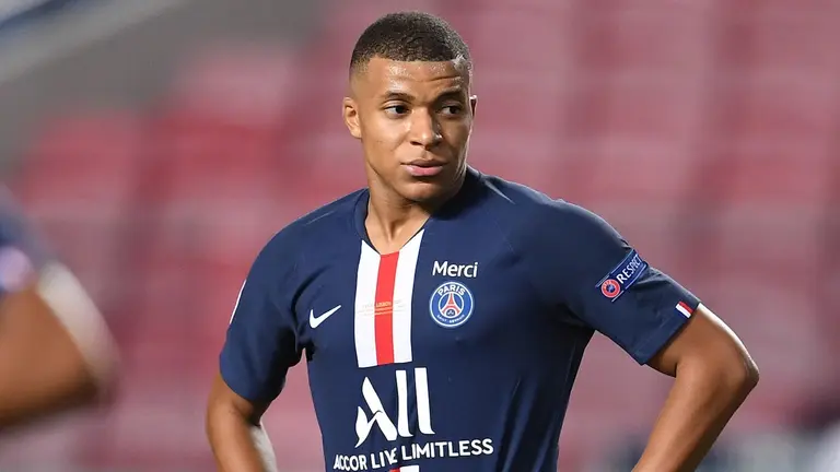 Mbapp&eacute;, jugador de Par&iacute;s Saint-Germain./ EFE
