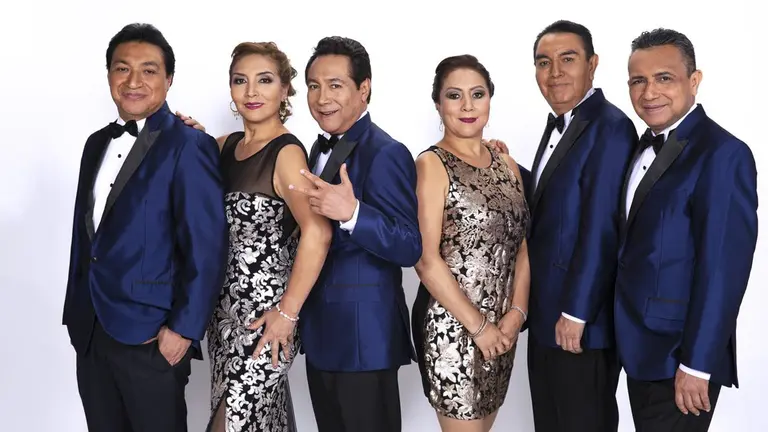 La agrupación mexicana de cumbia Los Ángeles Azules. EFE