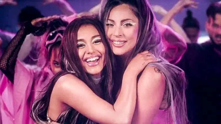 Ariana Grande y Lady Gaga. YouTube