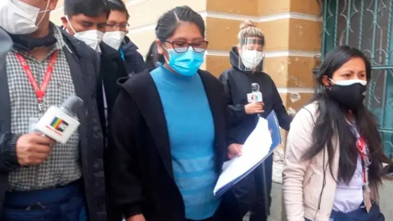 Eva Copa, presidenta del Senado de Bolivia. ERBOL