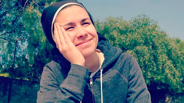 La joven monja argentina que es furor en Tik Tok. EFE 