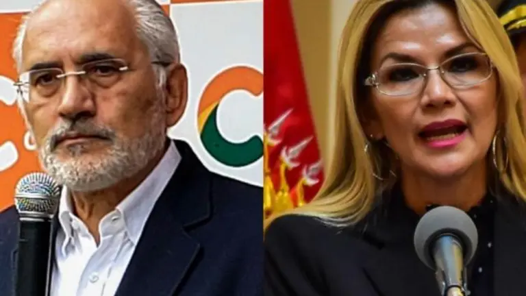 Carlos Mesa y Jeanine &Aacute;nez.  OXIGENO.BO