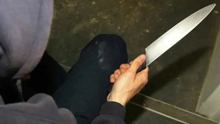 Fotograf&iacute;a ilustrativa de un hombre sosteniendo un cuchillo. PIXABAY