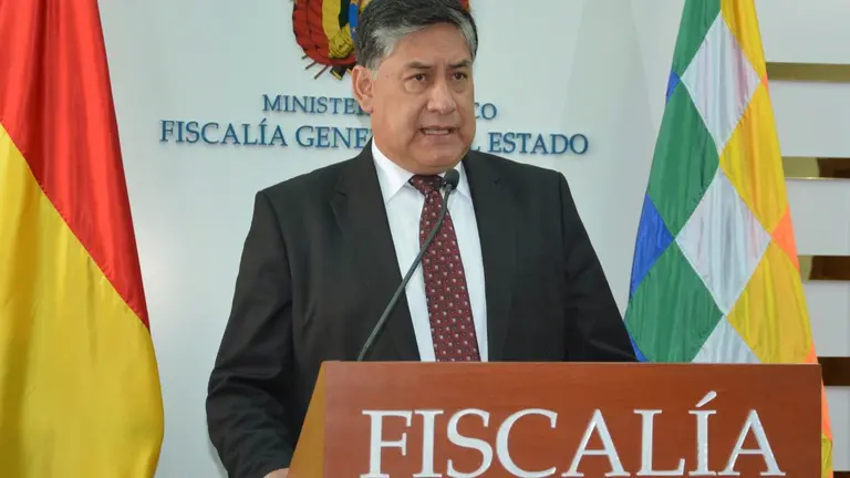 El fiscal general del Estado, Juan Lanchipa. Fiscalía General del Estado