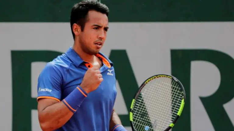 Hugo Dellien, en un torneo. EFE