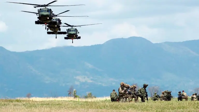 Colombia y EEUU realizarán un ejercicio de entrenamiento militar en el Caribe. EFE