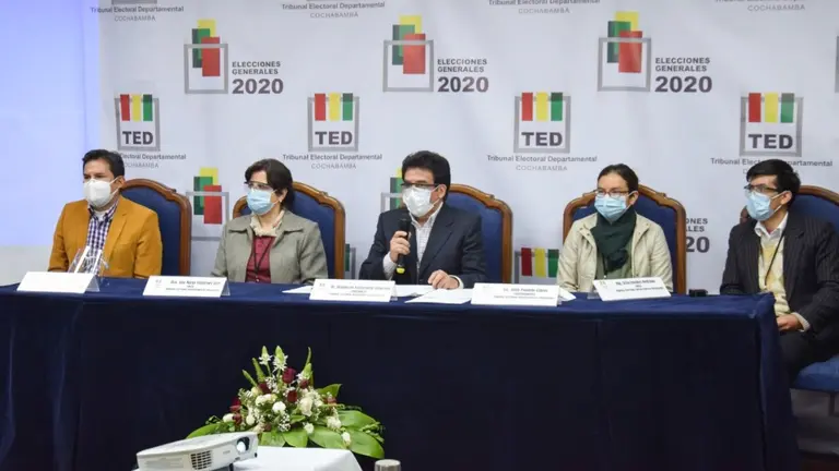 El sorteo se desarroll&oacute; en el Tribunal Departamental Electoral en Cochabamba. TED