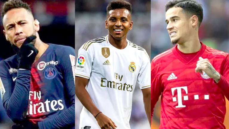 Neymar, Rodrygo y Philippe Coutinho desacan en la lista de 23 convocados por el seleccionador brasileño, Tite. EFE