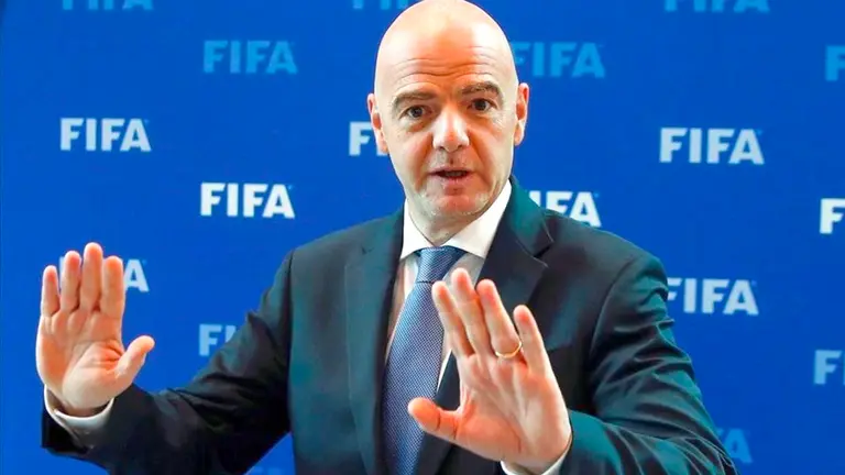 Gianni Infantino, presidente de la FIFA. EFE