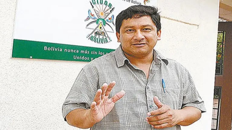 Adolfo Ch&aacute;vez, exdirigente de la Confederaci&oacute;n de Pueblos Ind&iacute;genas de Bolivia (Cidob). Foto: Erbol
