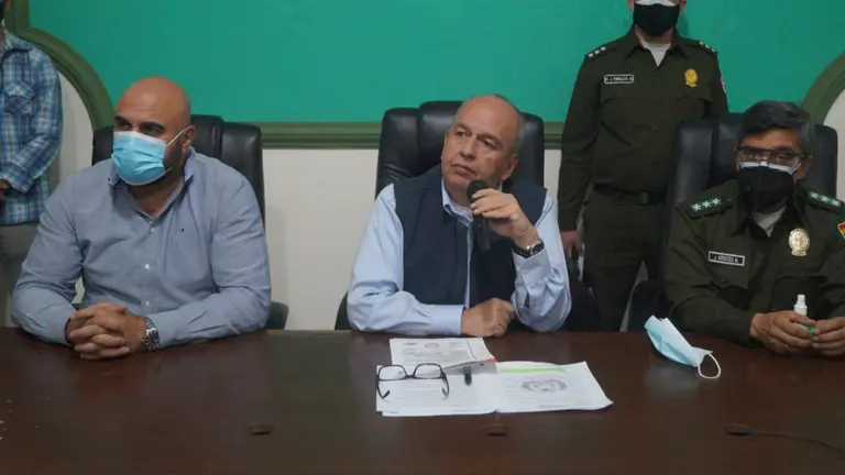 El ministro de Gobierno Arturo Murillo. MINISTERIO DE COMUNICACI&Oacute;N