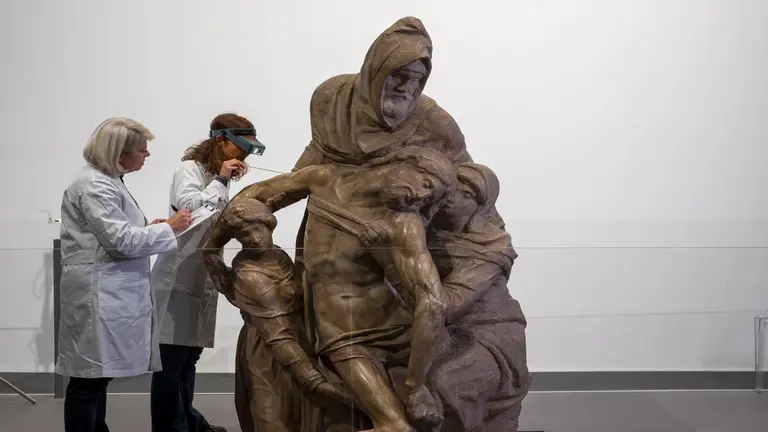 Escultura maldita de Miguel Angel. EFE