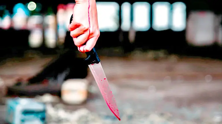 Fotografía ilustrativa de una persona que sostiene un cuchillo. Pixabay