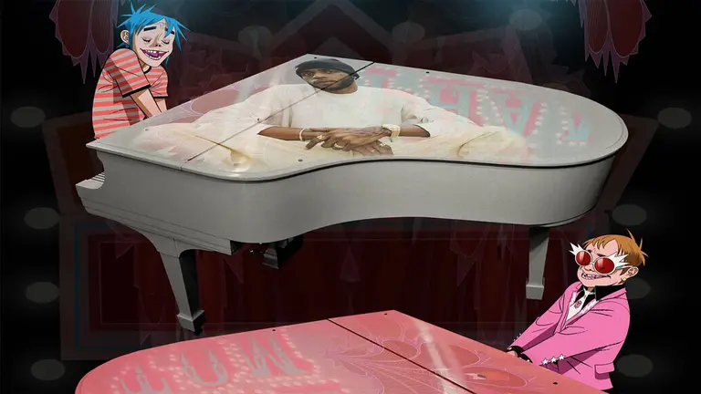 Gorillaz, Elton John y 6lack en The Pink Phantom.