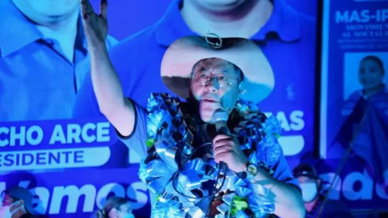 El candidato por el MAS Luis Arce Catacora. OXIGENOBO