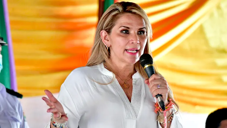 La expresidenta Jeanine Áñez. ABI-archivo