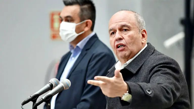 El ministro de Gobierno, Arturo Murillo. ABI