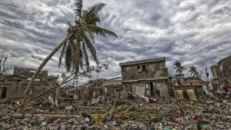 Tragedia clim&aacute;tica en Haiti. EFE