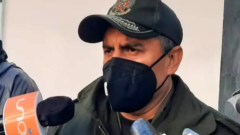 Comandante departamental de la Polic&iacute;a Javier Mendoza. ARCHIVO