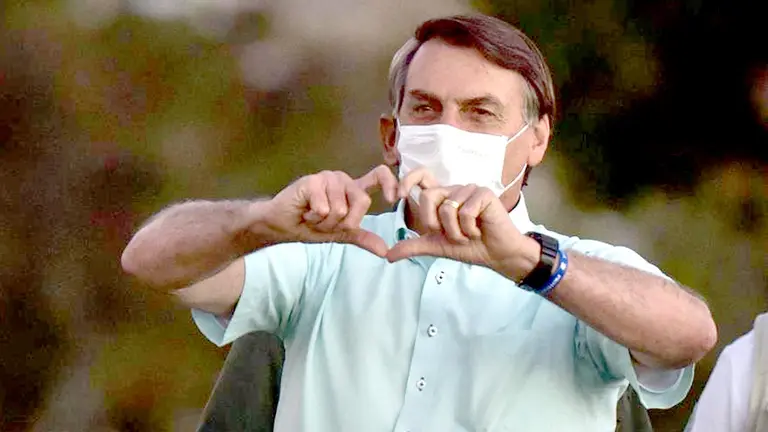 El presidente brasileño, Jair Bolsonaro