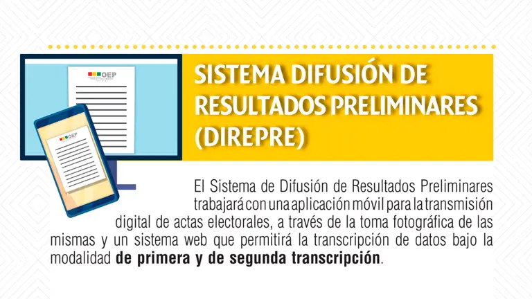 DIREPRE garantiza la transparencia en la transmisi&oacute;n preliminar de resultados en la jornada de votaci&oacute;n