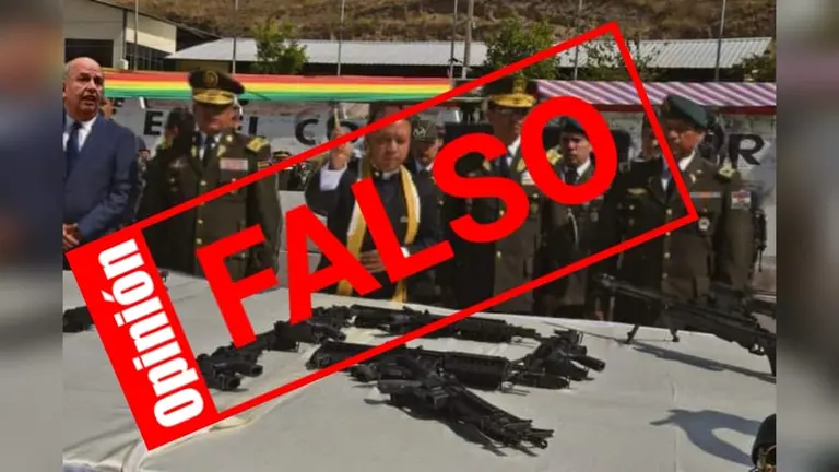 Circula imagen falsa sobre supuesta participaci&oacute;n de Murillo en bendici&oacute;n de armas.