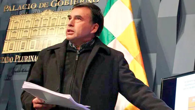  El exministro de la Presidencia Juan Ramón Quintana. ARCHIVO