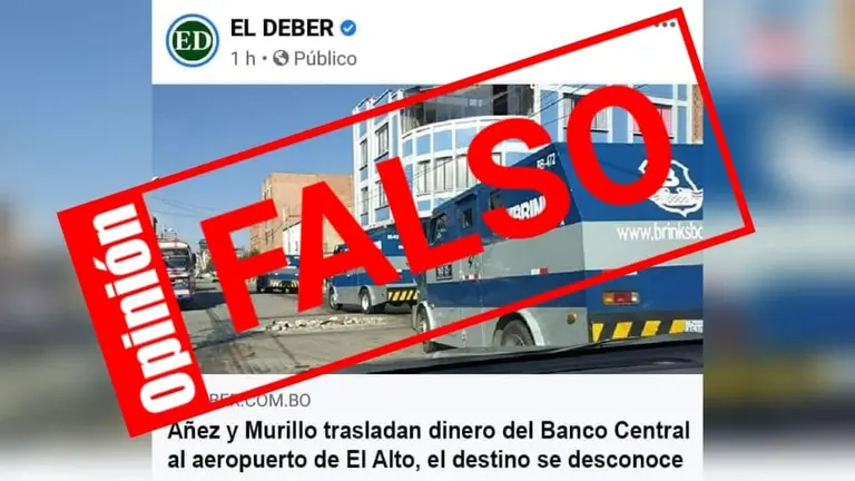 Desmienten supuesto traslado de dinero del Banco Central que inculpa a Murillo y &Aacute;&ntilde;ez