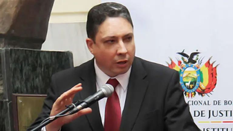 H&eacute;ctor Arce Zaconeta, exministro de Justicia
